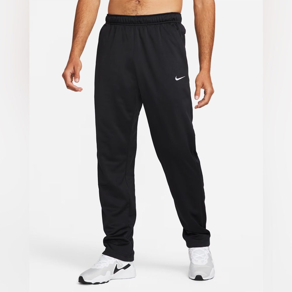 Nike Therma Men's Therma-FIT Open Hem Fitness Pants BLACK Sz XL